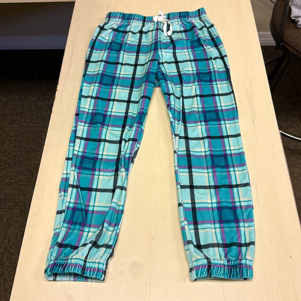 JUSTICE GIRLS 8 PLAID PAJAMA PANTS